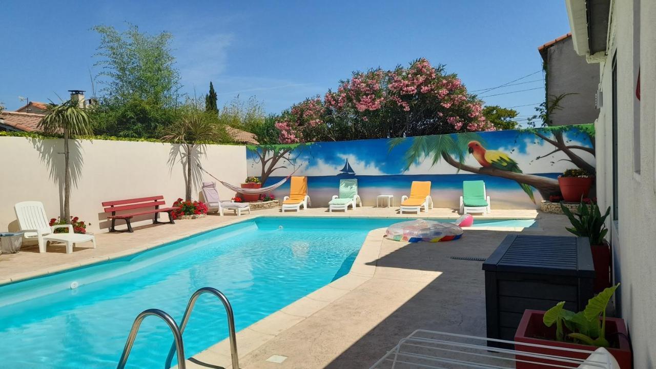Chambre Chez Corinne Et Bernard Cazouls-les-Beziers Luaran gambar